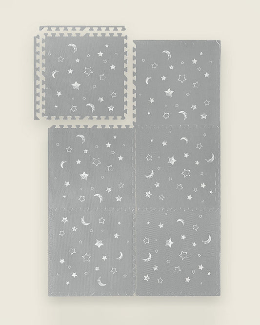 Lille Barn Dreamy Stars Playmat-Includes 6 Waterproof EVA Foam Tiles-0M+