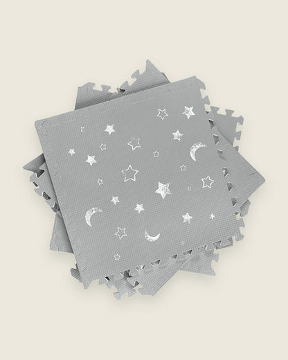Lille Barn Dreamy Stars Playmat-Includes 6 Waterproof EVA Foam Tiles-0M+