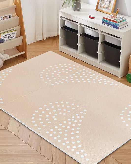 Lille Barn Polka Dreams Playmat-Includes 6 Waterproof EVA Foam Tiles-0M+