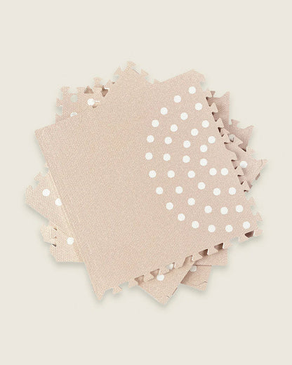 Lille Barn Polka Dreams Playmat-Includes 6 Waterproof EVA Foam Tiles-0M+