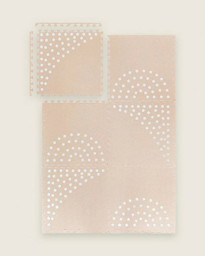 Lille Barn Polka Dreams Playmat-Includes 6 Waterproof EVA Foam Tiles-0M+