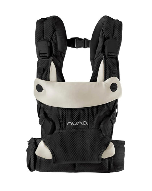 Nuna Luun Baby Carrier-3 Carry Positions-Washable Infant Head Support-For 0 to 3Y (Upto 16Kg)-Caviar