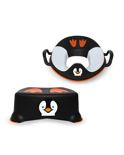 My Carry Potty Penguin My Little Potty Seat with Step Stool-15M+