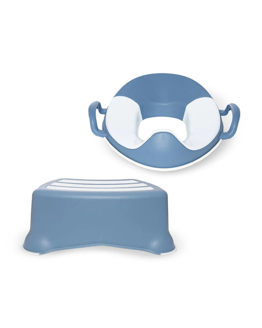 My Carry Potty Ocean Blue My Little Potty Seat with Step Stool-15M+