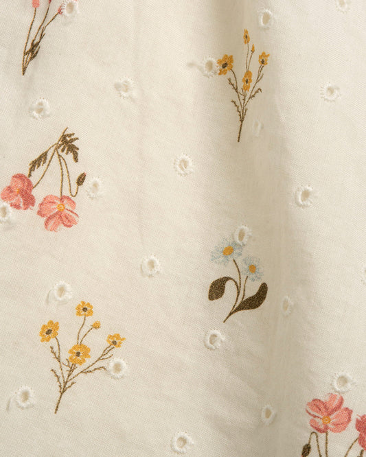 Chicco Natural Frock Dress-Printed-Cotton-For Infants