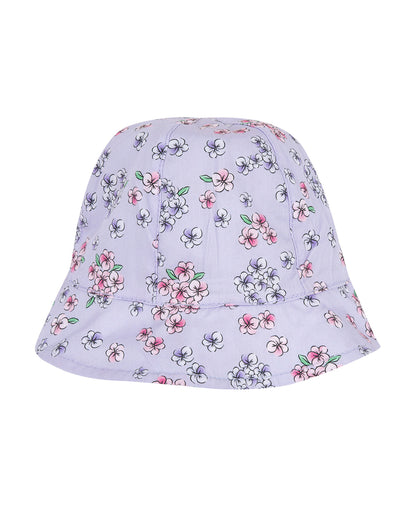 Chicco Light Blue & Lavender Hat-Printed-Cotton-Pack of 2-For Infants