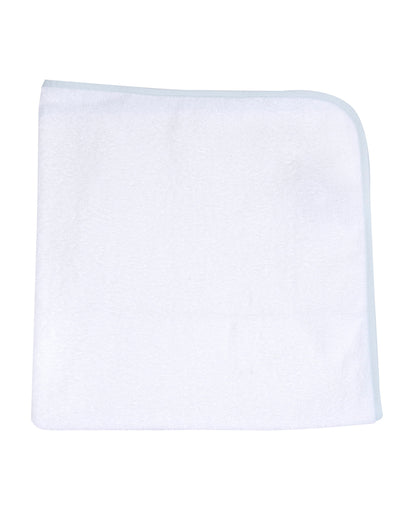 Chicco Hooded Baby Bath Towel-Organic Cotton-Light Blue