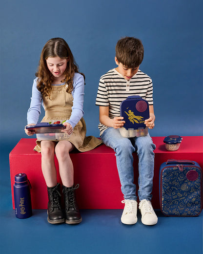 b.box Harry Potter Mini Lunchbox-Flexi Fruit Holder-Adjustable Divider-1000ml-36M+