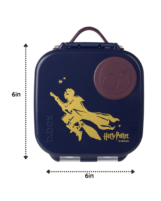 b.box Harry Potter Mini Lunchbox-Flexi Fruit Holder-Adjustable Divider-1000ml-36M+