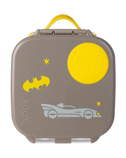 b.box Batman Mini Lunchbox-Flexi Fruit Holder-Adjustable Divider-1000ml-36M+
