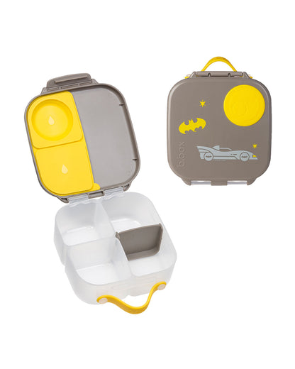 b.box Batman Mini Lunchbox-Flexi Fruit Holder-Adjustable Divider-1000ml-36M+