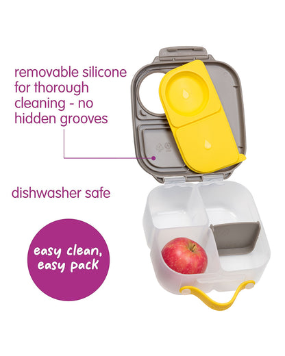 b.box Batman Mini Lunchbox-Flexi Fruit Holder-Adjustable Divider-1000ml-36M+