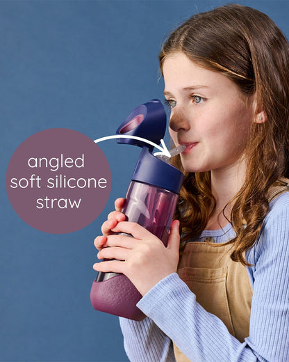 b.box Harry Potter Tritan Straw Sipper-One Touch Open & Lock Lid-Spill Proof Straw Top-600ml-12M+