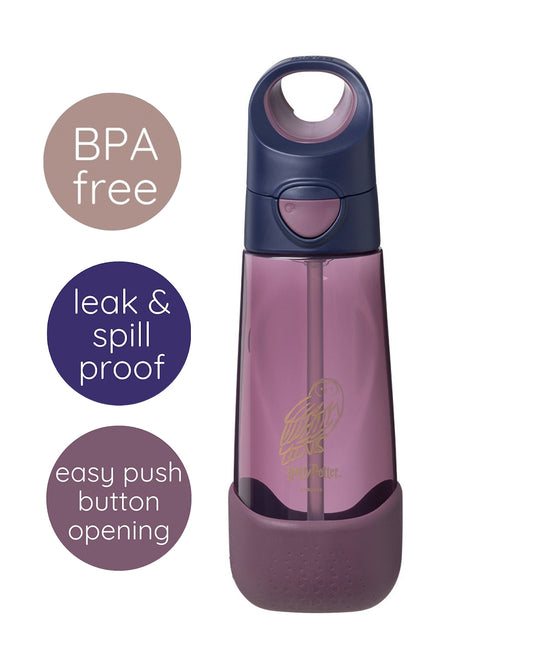 b.box Harry Potter Tritan Straw Sipper-One Touch Open & Lock Lid-Spill Proof Straw Top-600ml-12M+