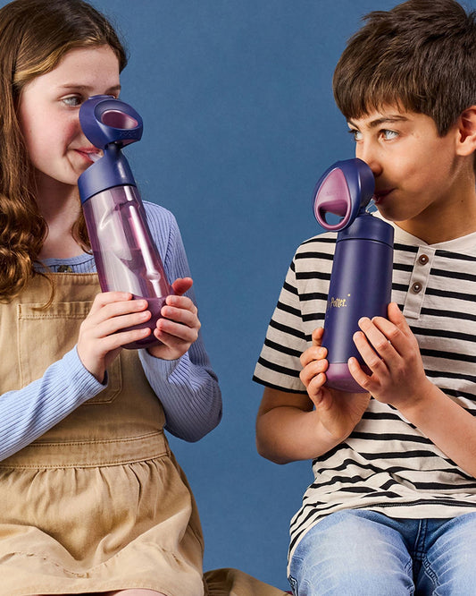 b.box Harry Potter Tritan Straw Sipper-One Touch Open & Lock Lid-Spill Proof Straw Top-600ml-12M+