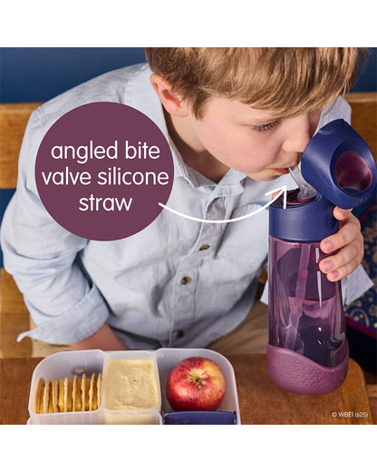 b.box Harry Potter Tritan Straw Sipper-One Touch Open & Lock Lid-Spill Proof Straw Top-600ml-12M+
