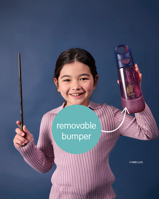 b.box Harry Potter Tritan Straw Sipper-One Touch Open & Lock Lid-Spill Proof Straw Top-600ml-12M+