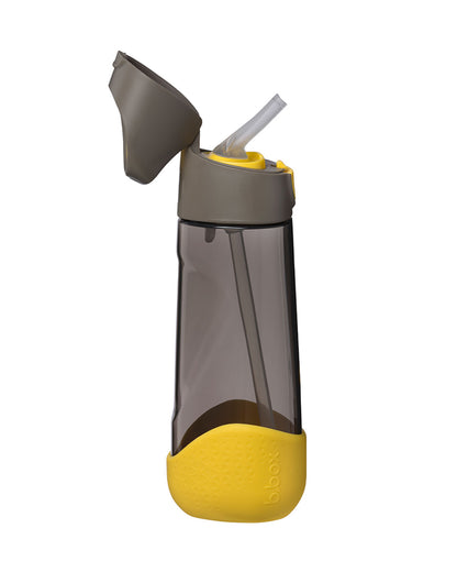 b.box Batman Tritan Straw Sipper-One Touch Open & Lock Lid-Spill Proof Straw Top-600ml-12M+