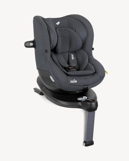 Joie i-Spin 360 Baby Car Seat-Convertible-(Front & Rear Facing)-6 Positions Recline-360 Degrees Rotation-2 Years Warranty-For 0 to 4Y (Upto 19 Kg)-Moonlight