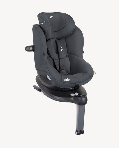Joie i-Spin 360 Baby Car Seat-Convertible-(Front & Rear Facing)-6 Positions Recline-360 Degrees Rotation-2 Years Warranty-For 0 to 4Y (Upto 19 Kg)-Moonlight