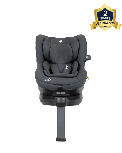Joie i-Spin 360 Baby Car Seat-Convertible-(Front & Rear Facing)-6 Positions Recline-360 Degrees Rotation-2 Years Warranty-For 0 to 4Y (Upto 19 Kg)-Moonlight