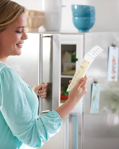 Philips Avent Breastmilk Storage Bags-Double-Zip Anti-Leak Closure-Pre-sterilized with Tamper Proof Seal-180ml-Pack of 25