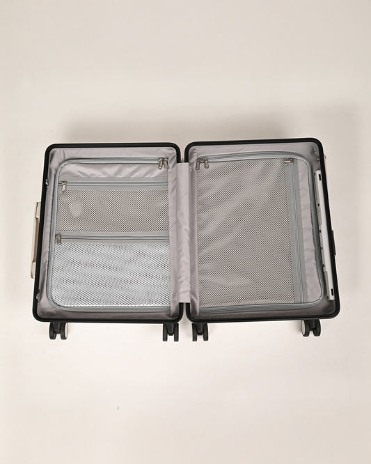 Miamily Forest Green Ride On Trolley Carry On Luggage-Swiss Design-with 3 Digit Lock and Built in Seat for Kids & Adults
