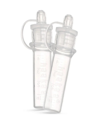 Haakaa Silicone Pre-sterilised Colostrum Collector-100% Medical-grade Silicone-Leakproof & Reusable-Pack of 2-4ml