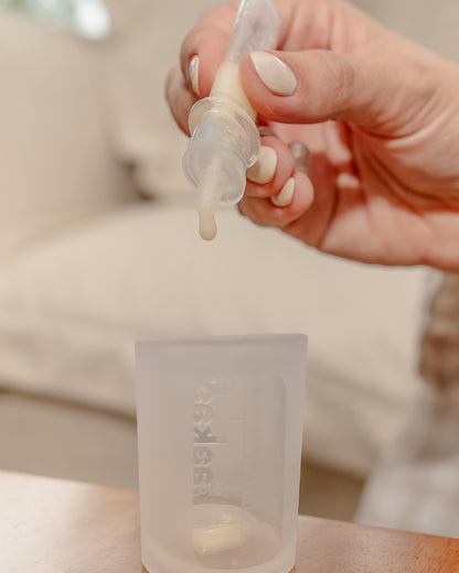 Haakaa Silicone Pre-sterilised Colostrum Collector-100% Medical-grade Silicone-Leakproof & Reusable-Pack of 6-4ml