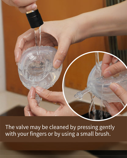 Haakaa Shell Wearable Silicone Breast Pump-100% Medical Grade Silicone-Discreet & Hands-Free Design for Comfortable Expression-BPA & PVC Free-120ml