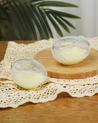 Haakaa Shell Wearable Silicone Breast Pump-100% Medical Grade Silicone-Discreet & Hands-Free Design for Comfortable Expression-BPA & PVC Free-120ml