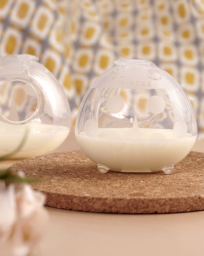 Haakaa Ladybug Silicone Breast Milk Collector-100% Medical Grade Silicone-One-piece Design with No Joints-40ml
