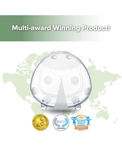 Haakaa Ladybug Silicone Breast Milk Collector-100% Medical Grade Silicone-One-piece Design with No Joints-75ml