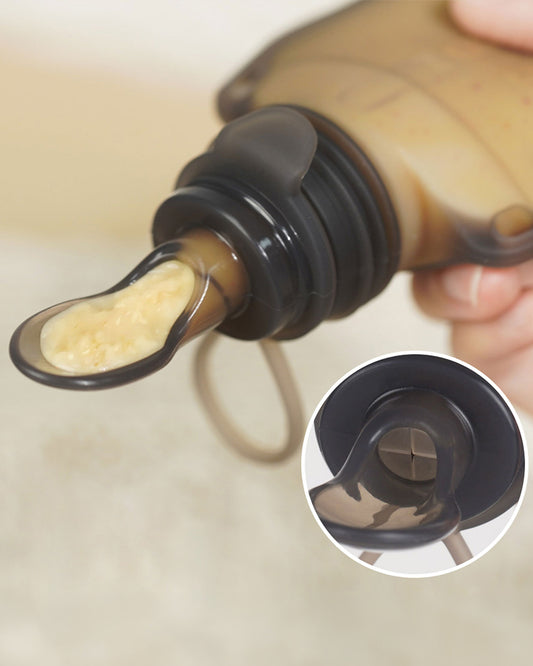 Haakaa Silicone Feeding Spoon Attachment-Feeding Accessories-Compatible With Yummy Food Pouches & Milk Storage Bags-Freezer & Microwave Safe