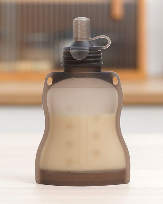 Haakaa Silicone Sippy Spout Attachment-Feeding Accessories-Compatible With Yummy Food Pouches & Milk Storage Bags-Freezer & Microwave Safe
