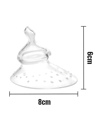 Haakaa Nipple Shields-Thumb Shaped for Easy Baby Transition-100% Food-Grade Silicone-For Breastfeeding Moms