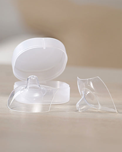 Haakaa Nipple Shields-Ultra Thin & Super Soft Silicone-100% Food-Grade Silicone-Pack of 2-For Breastfeeding Moms