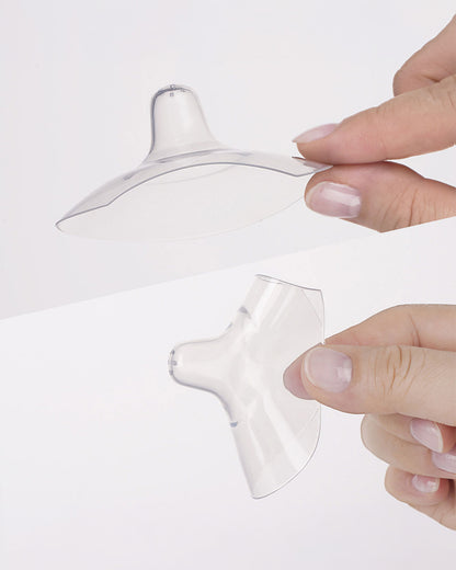 Haakaa Nipple Shields-Ultra Thin & Super Soft Silicone-100% Food-Grade Silicone-Pack of 2-For Breastfeeding Moms