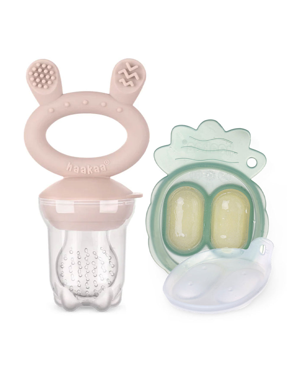 Blush & Pea Green