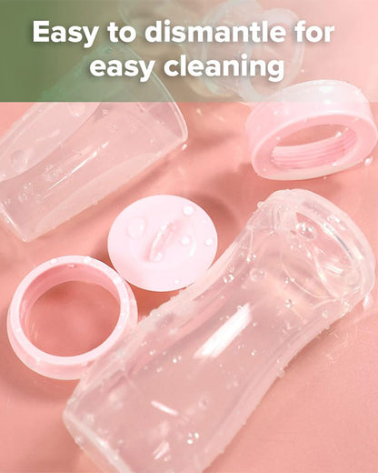 Haakaa Silicone Baby Food Dispensing Spoon-Food Feeder-Soft Flexible Body-Dishwasher Safe-120ml-Peach-6M+