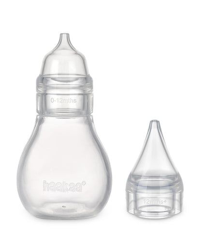 Haakaa Easy Squeezy Silicone Bulb Syringe-Baby Nose Cleaner-Two-piece Design for Easy Use-For Newborn