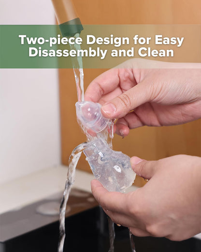 Haakaa Easy Squeezy Silicone Bulb Syringe-Baby Nose Cleaner-Two-piece Design for Easy Use-For Newborn