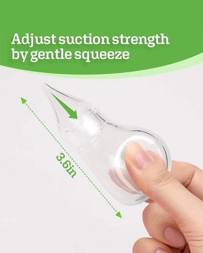 Haakaa Easy Squeezy Silicone Bulb Syringe-Baby Nose Cleaner-Two-piece Design for Easy Use-For Newborn