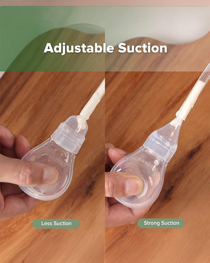 Haakaa Easy Squeezy Silicone Bulb Syringe-Baby Nose Cleaner-Two-piece Design for Easy Use-For Newborn