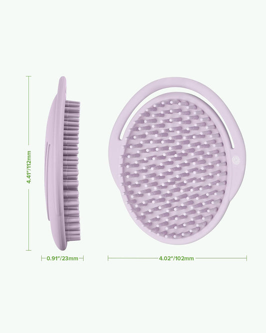 Haakaa Silicone Bath Brush-Hypoallergenic & Super Soft Bristles-Lavender