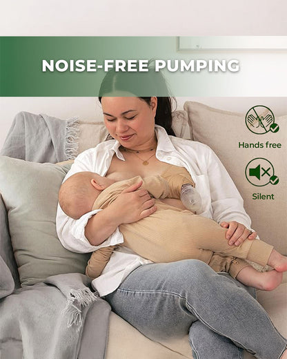 Haakaa On-The-Go Express & Collect Travel Pack-Silicone Breast Pump & Feeding Set-Dishwasher & Freezer Safe-Pack of 4
