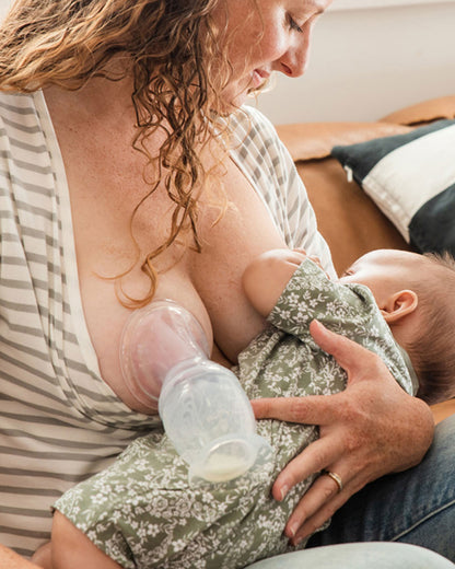 Haakaa On-The-Go Express & Collect Travel Pack-Silicone Breast Pump & Feeding Set-Dishwasher & Freezer Safe-Pack of 4