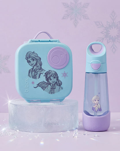 b.box School Essentials Kit-Mini Lunch Box(1000ml)-Tritan Straw Sipper(650ml)-Disney Frozen-3Y+