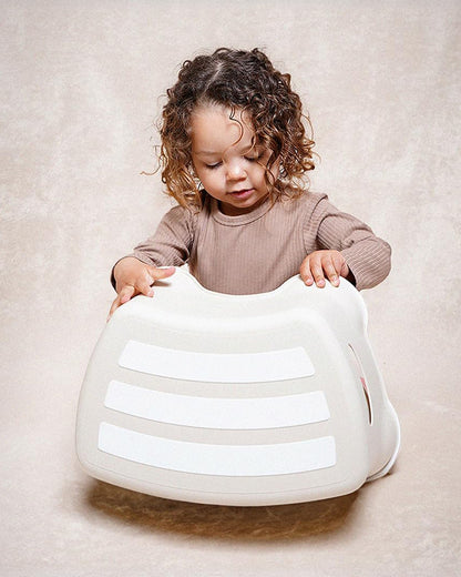 My Carry Potty Natural My Little Step Stool-With Anti Skid Base-Non Slip Top & Extra Carry Handles-15M+