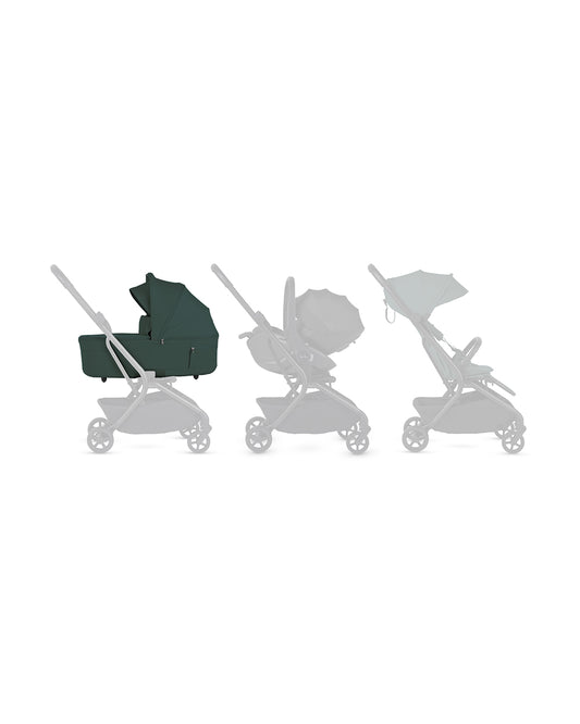 Silver Cross Nia-World's First & Only Cabin Approved Stroller & Carry Cot Travel System-Conifer